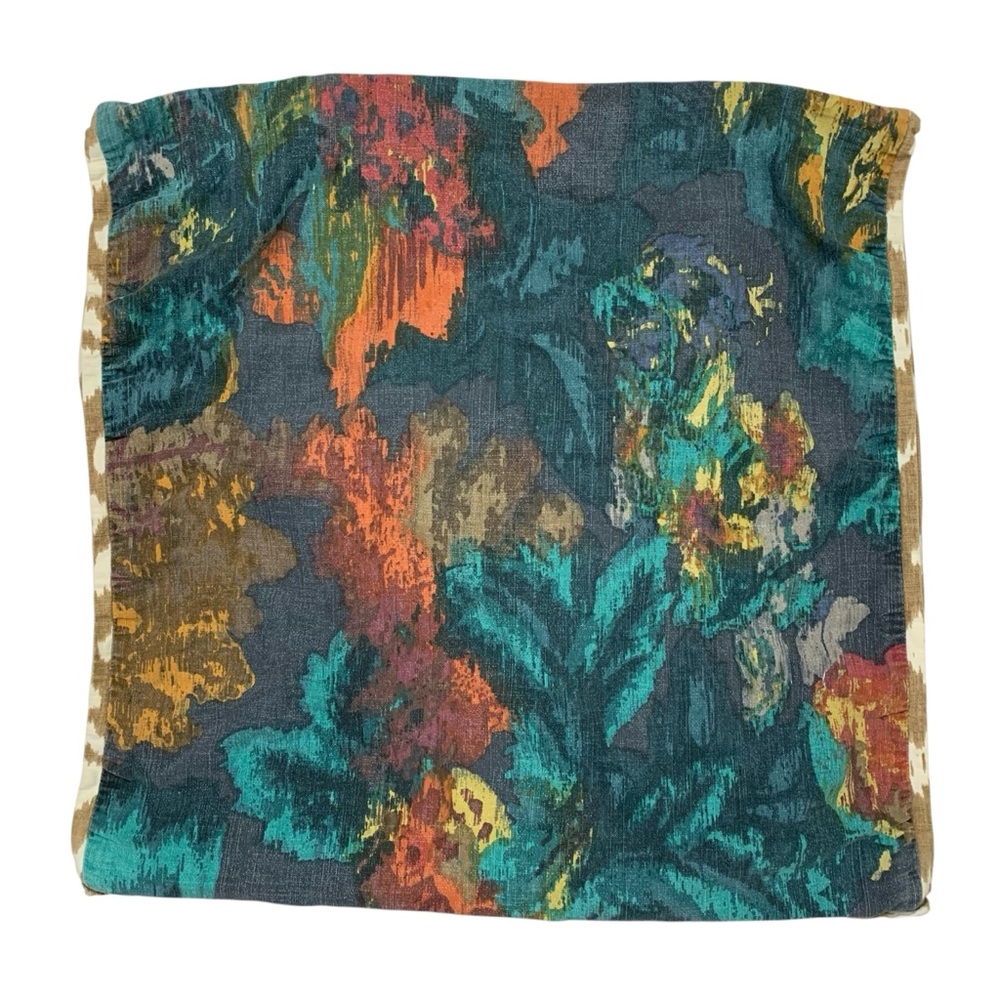 Pottery Barn Pillow Covers Abstract Design Size 24” x 24” Set of 2 - Picture 6 of 6